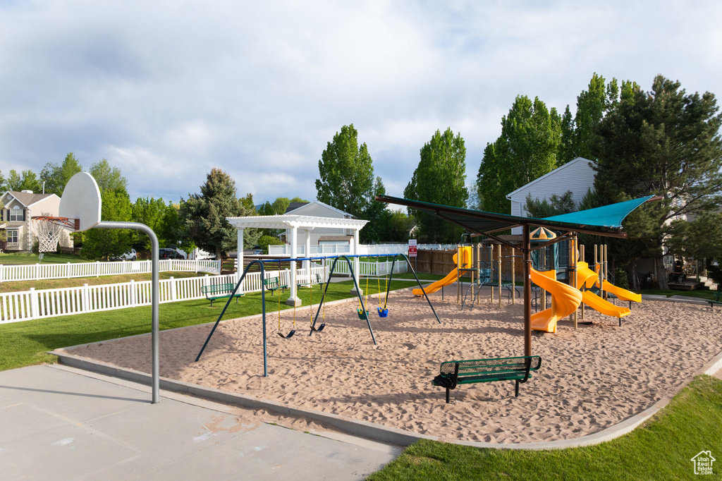 View of community play area