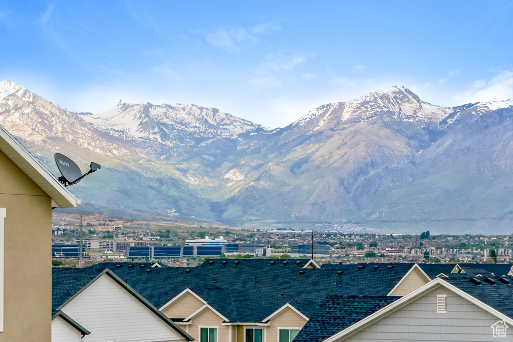 View of mountain background