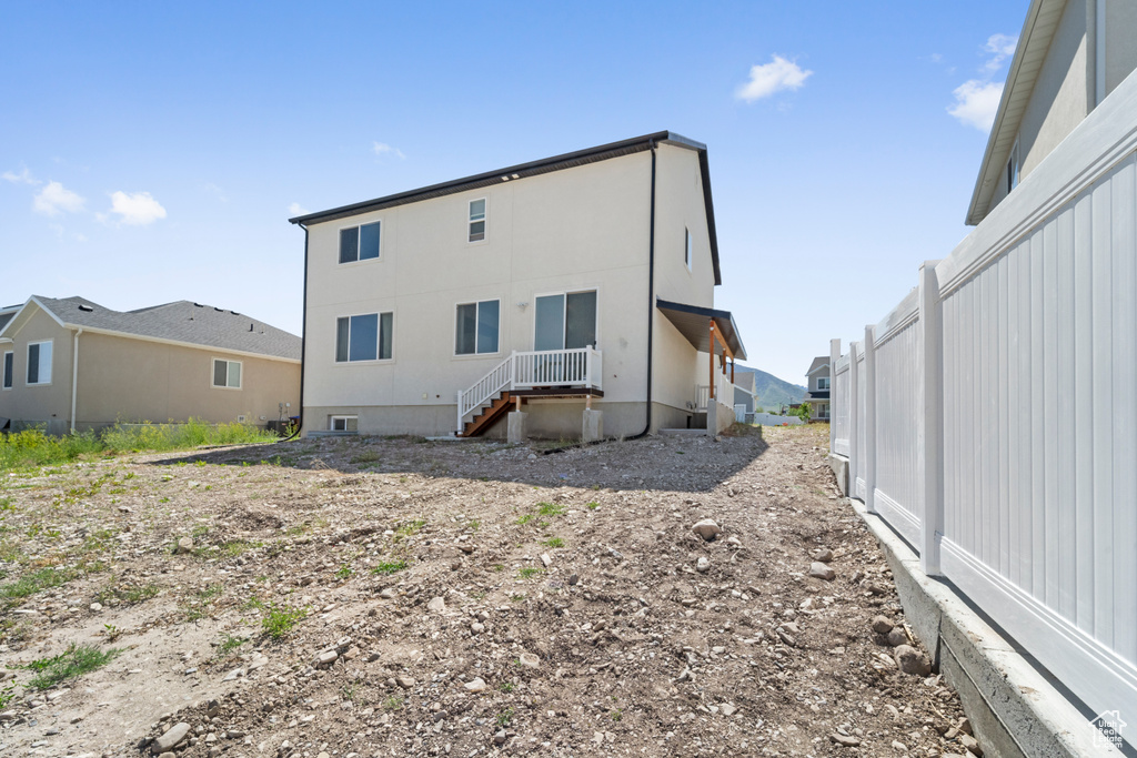 View of back of house