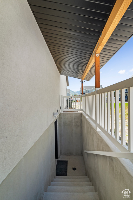 View of staircase