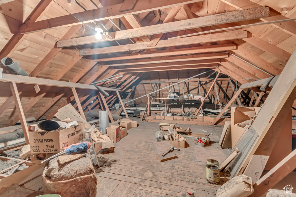 View of attic
