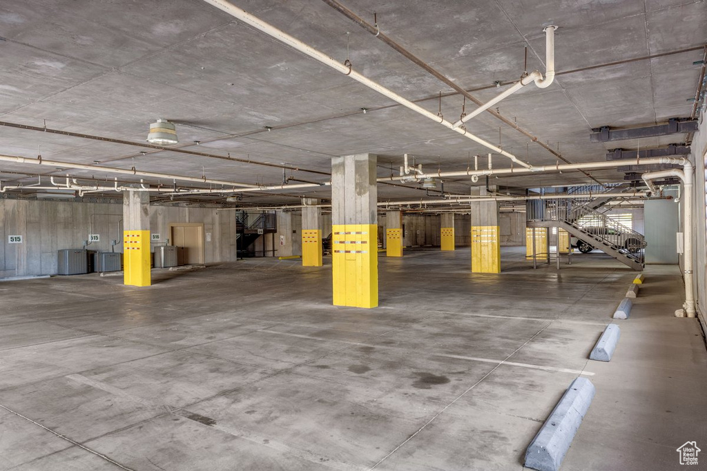 View of parking deck