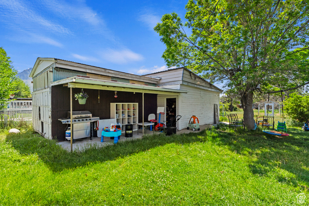 View of rear view of house