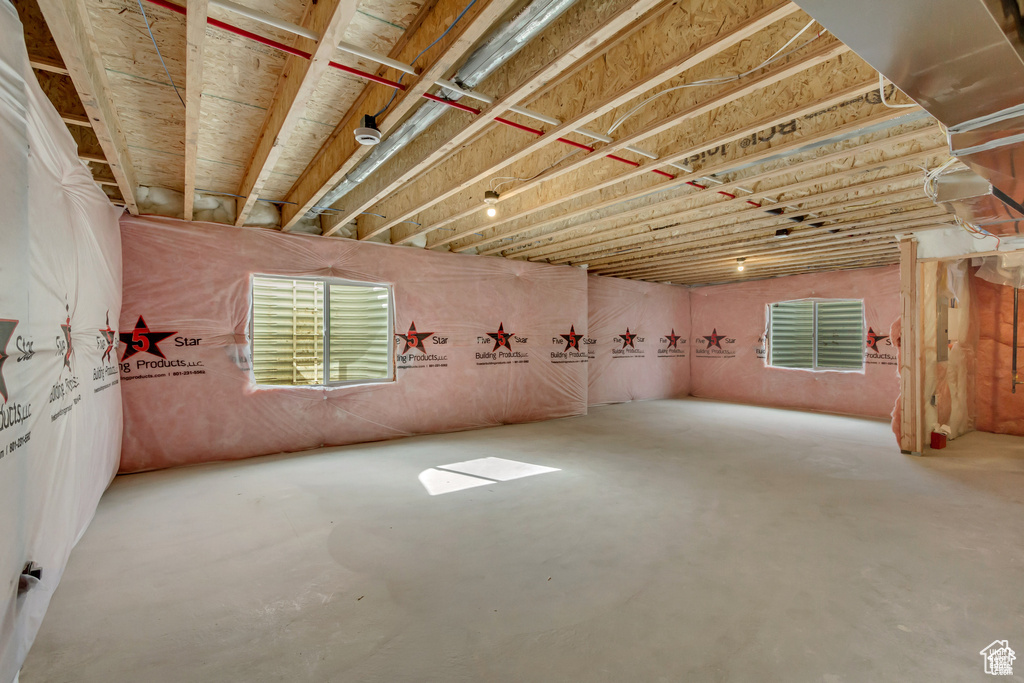 View of basement