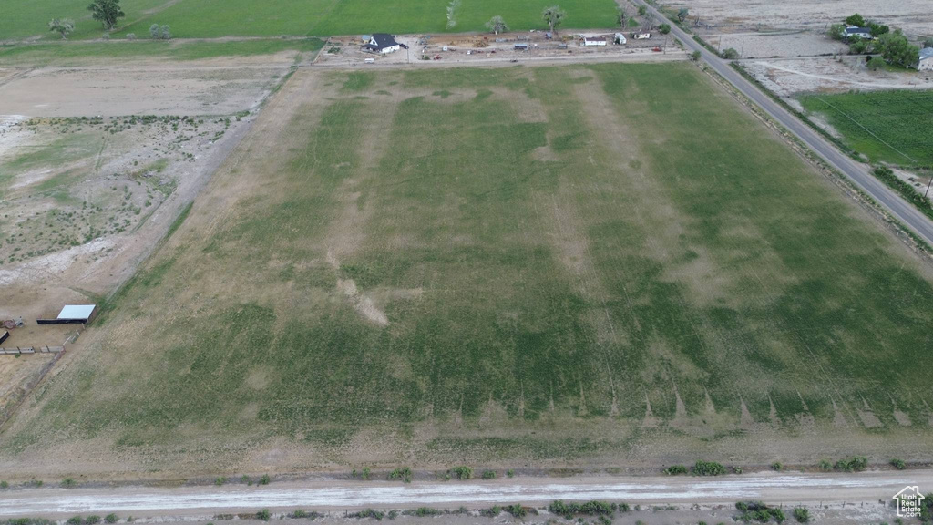 Aerial view of property's location featuring rural landscape