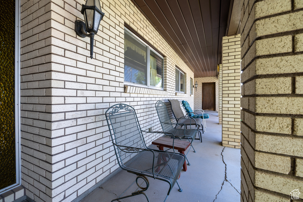 View of patio
