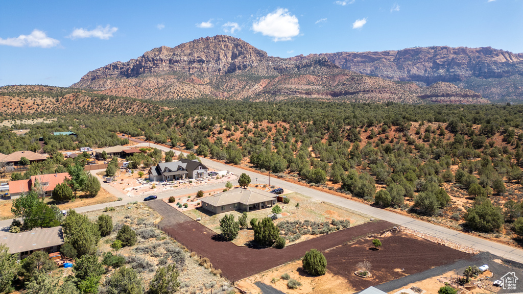 Aerial view of mountains