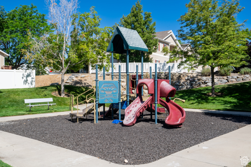 View of community playground