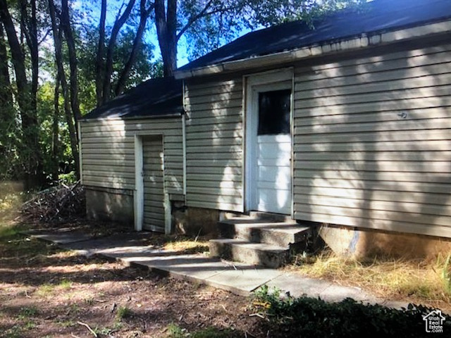 View of back of house