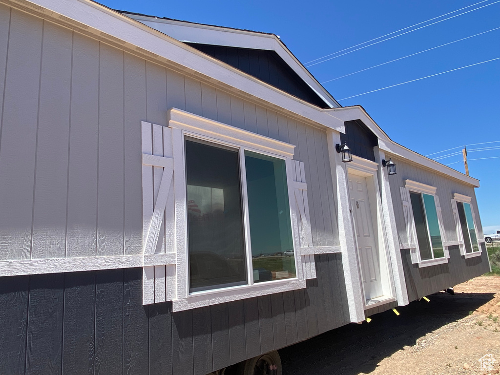 View of property exterior