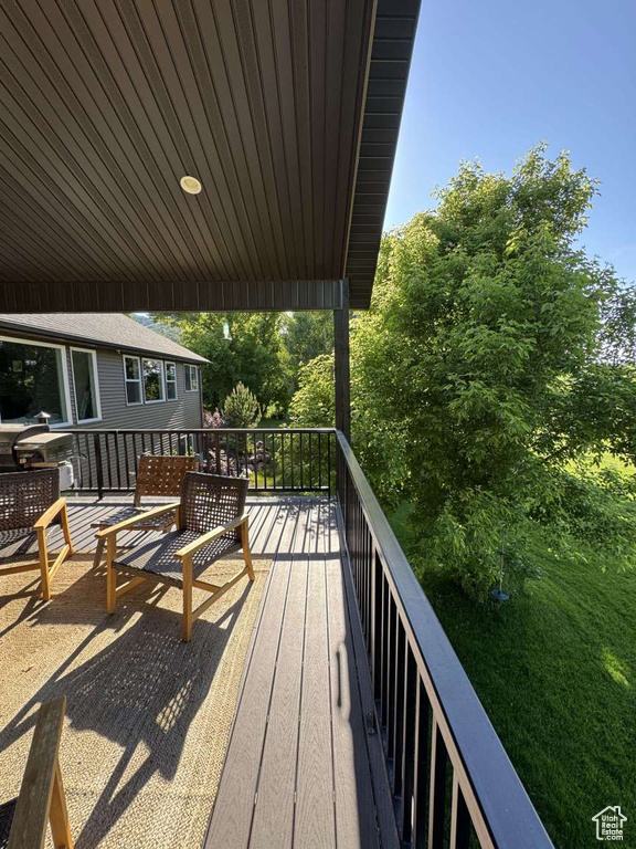 View of deck
