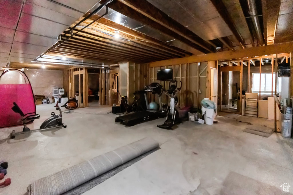 View of basement