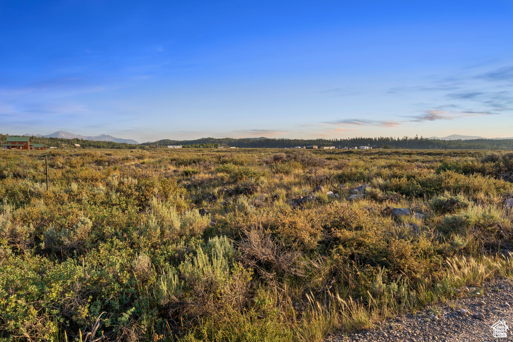 View of local wilderness featuring a mountain view and a rural view