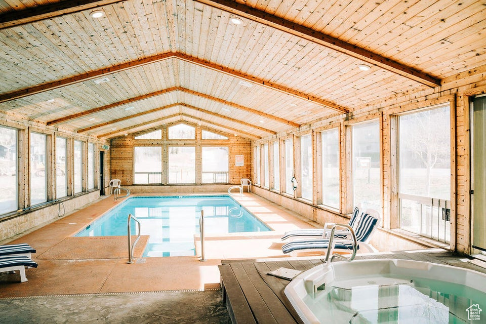 View of indoor pool