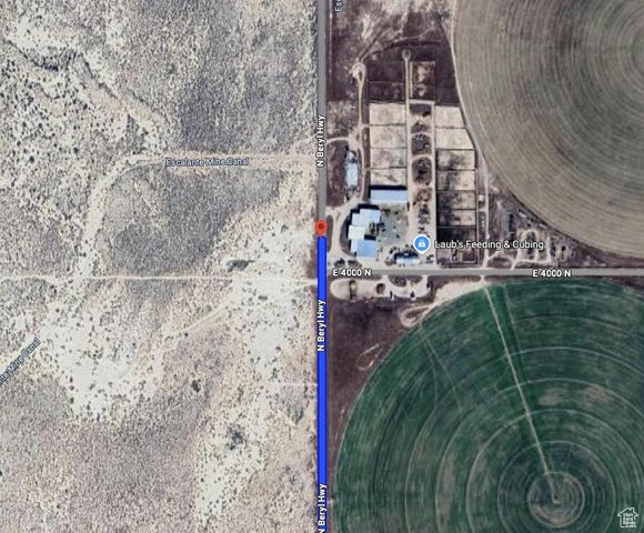 Aerial view of property's location