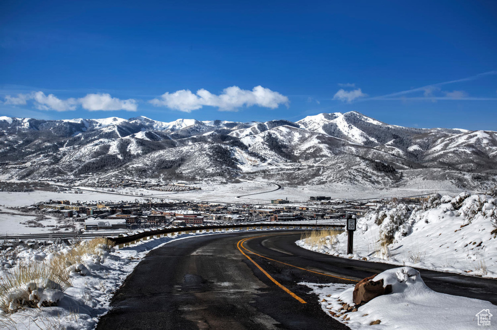 View of mountain backdrop