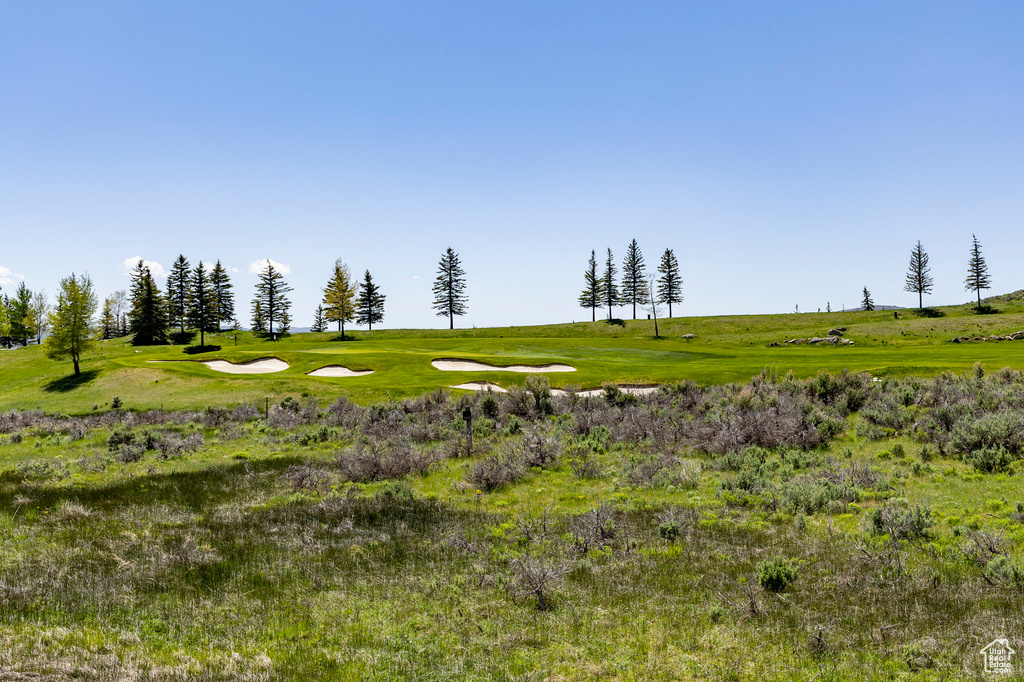 View of property's community featuring view of golf course