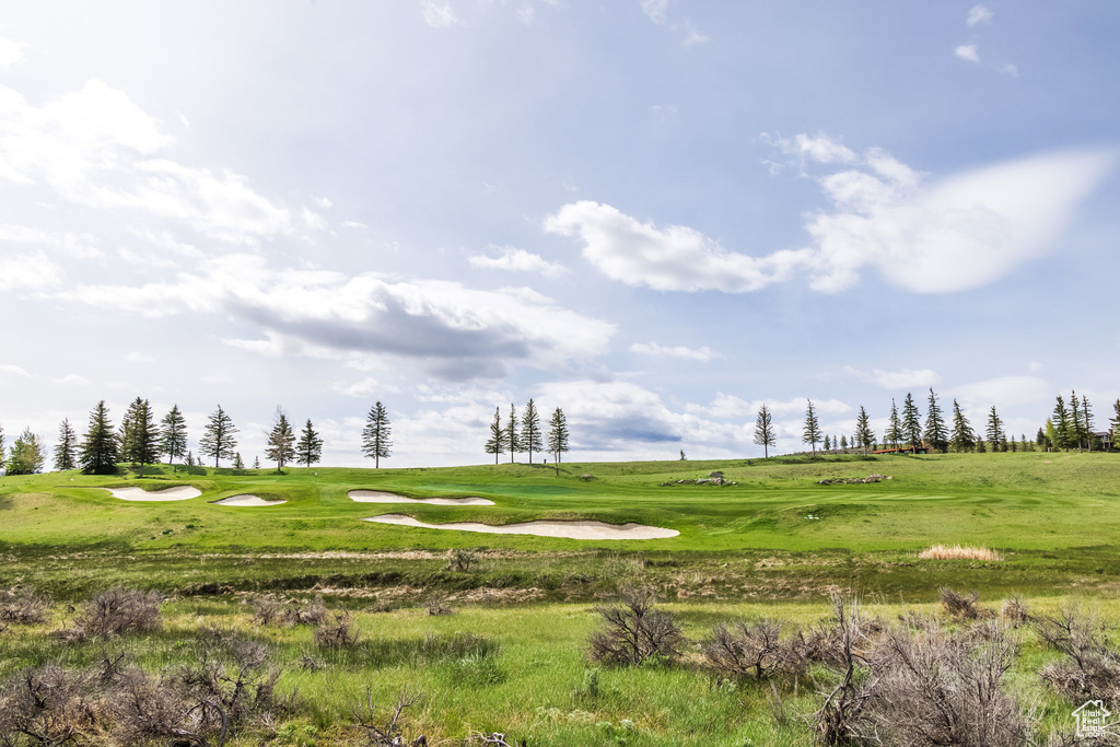 View of property's community featuring view of golf course