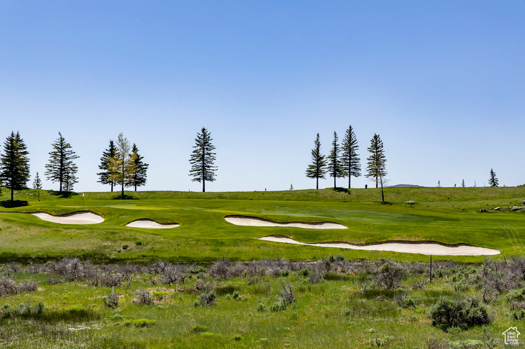 View of home's community featuring golf course view