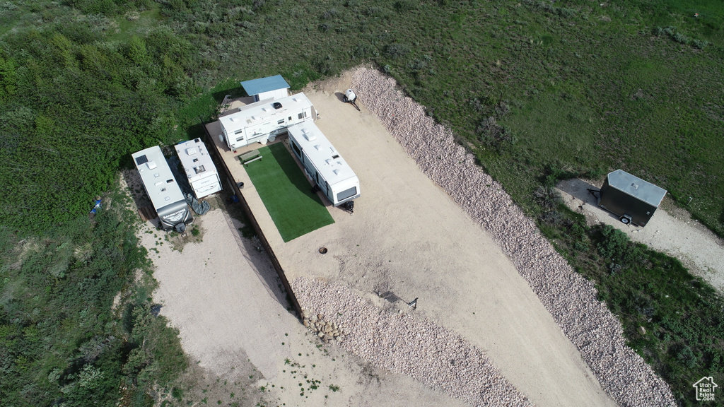 Aerial overview of property's location