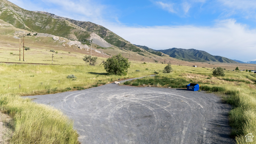 Mountain view featuring rural landscape
