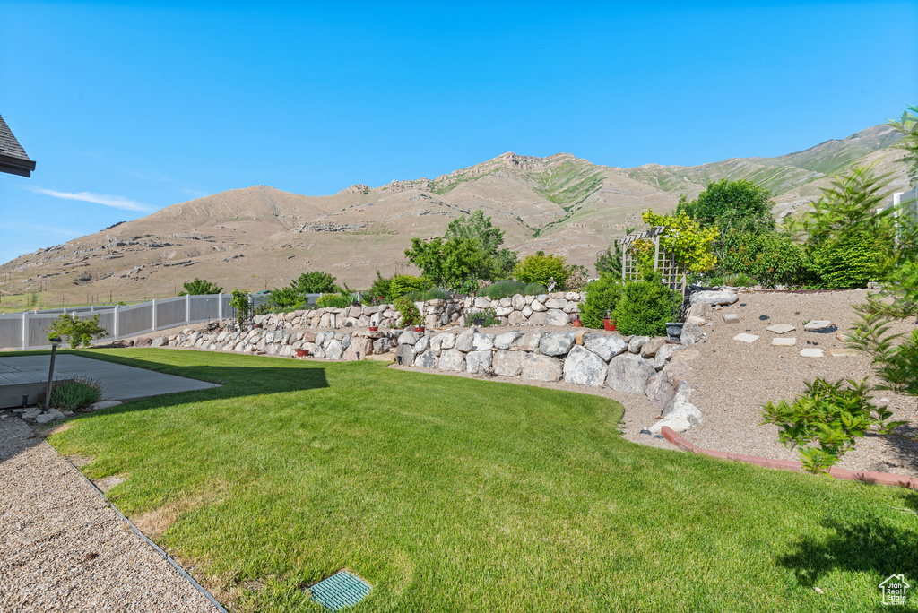 View of mountain backdrop