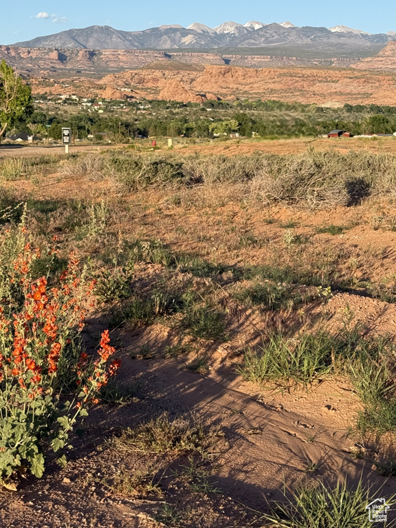 Mountain view featuring rural landscape