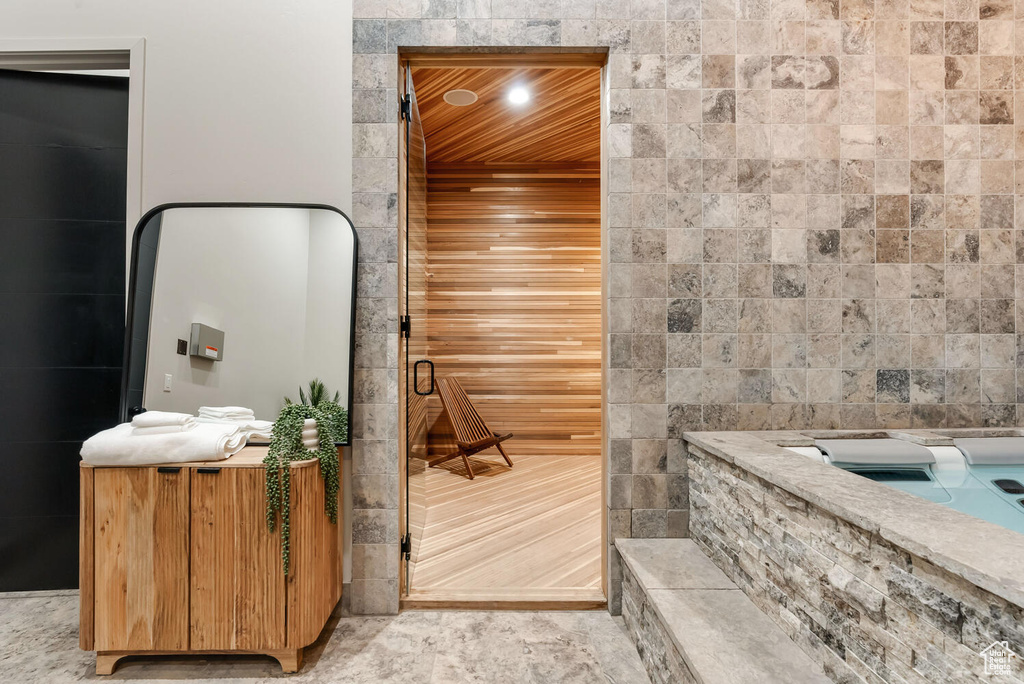 View of bathroom
