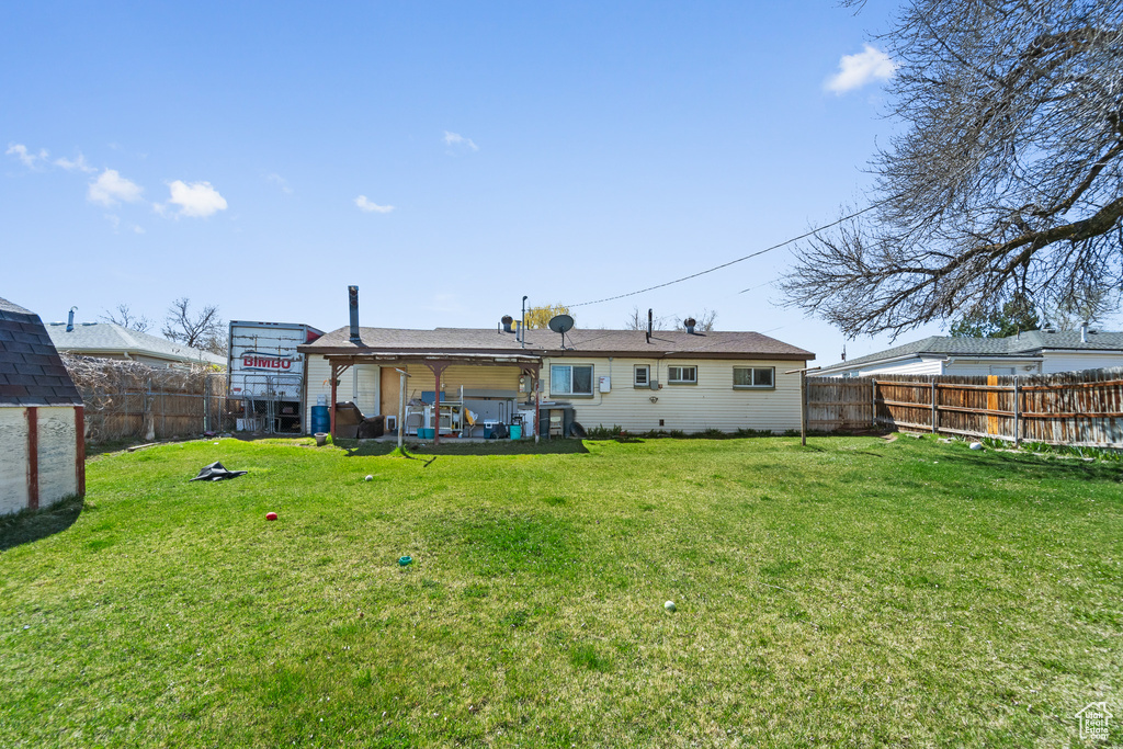 View of rear view of house