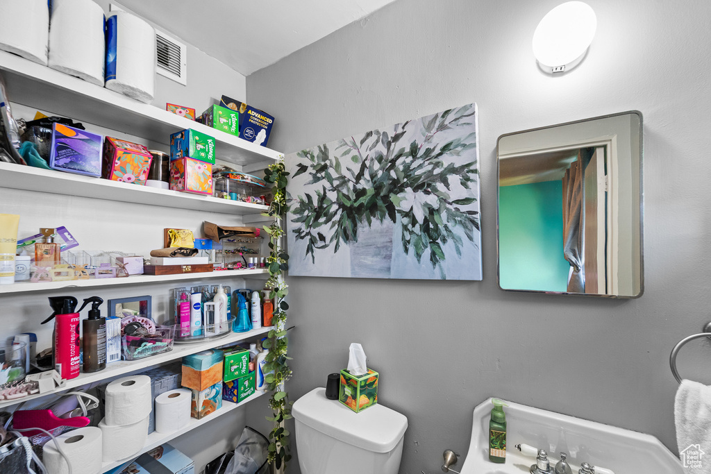 Bathroom with toilet