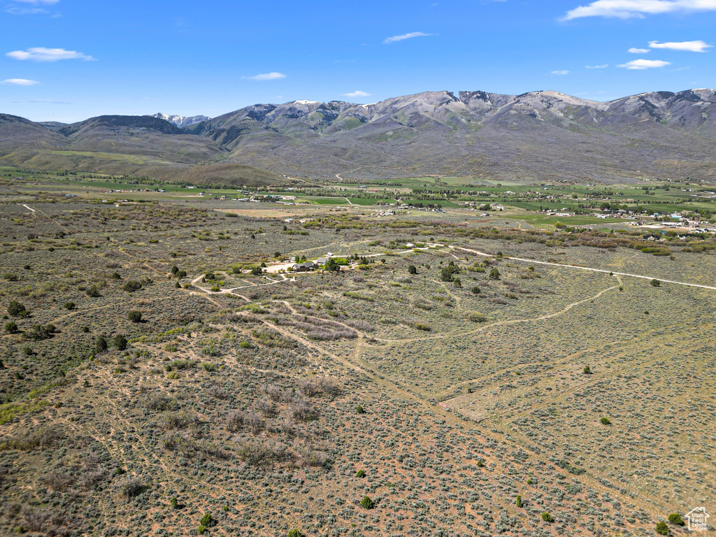 Mountain view featuring rural landscape