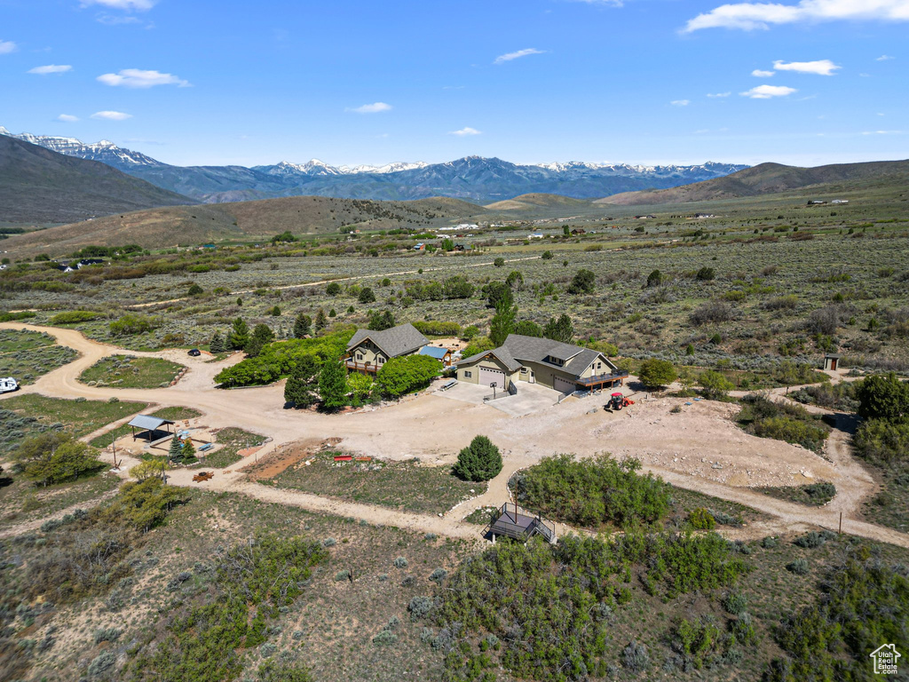 View of rural area with mountains