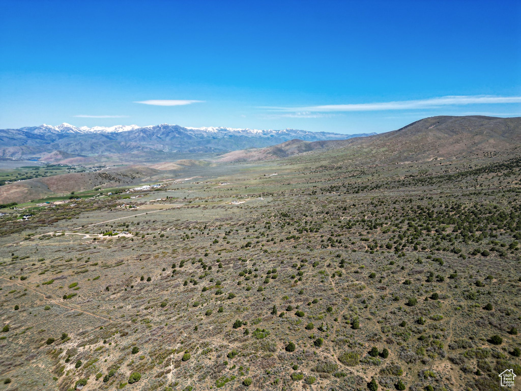 View of mountain background