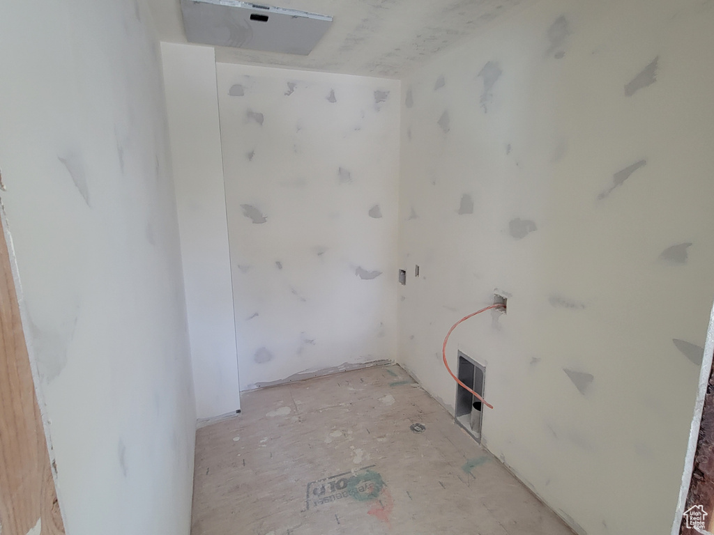 View of laundry room