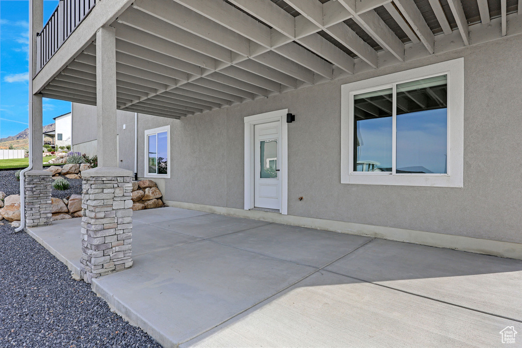 View of patio