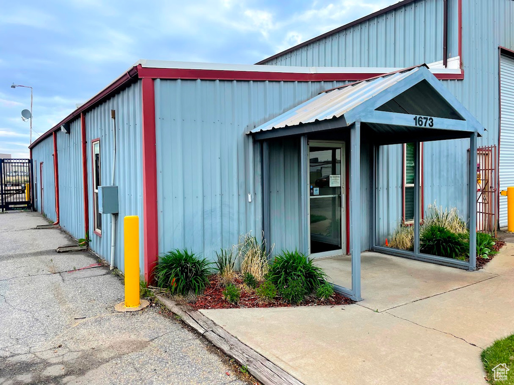 View of outbuilding