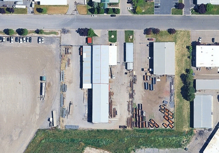 Aerial overview of property\'s location