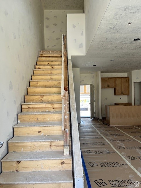View of stairs
