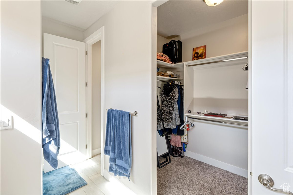 View of closet
