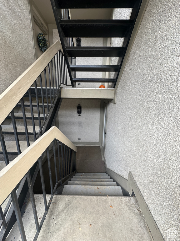 View of stairway