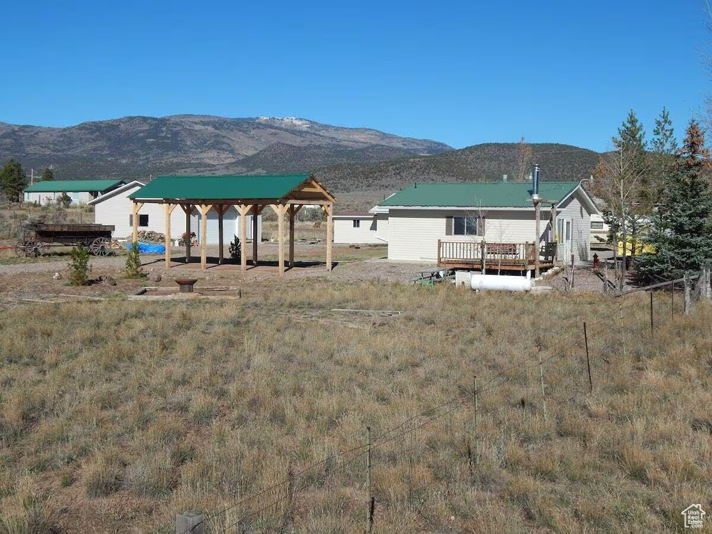 View of mountain backdrop