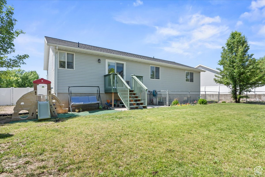 View of rear view of house