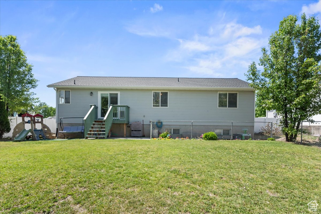 View of rear view of house