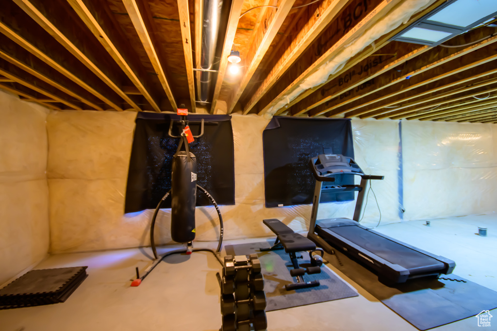 View of workout area