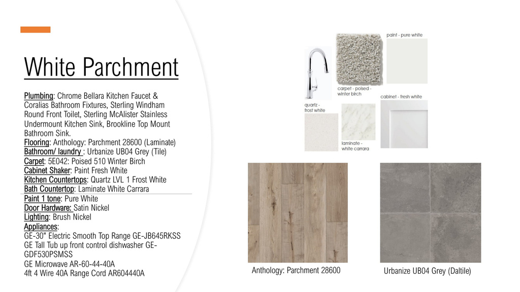 View of miscellaneous listing collateral