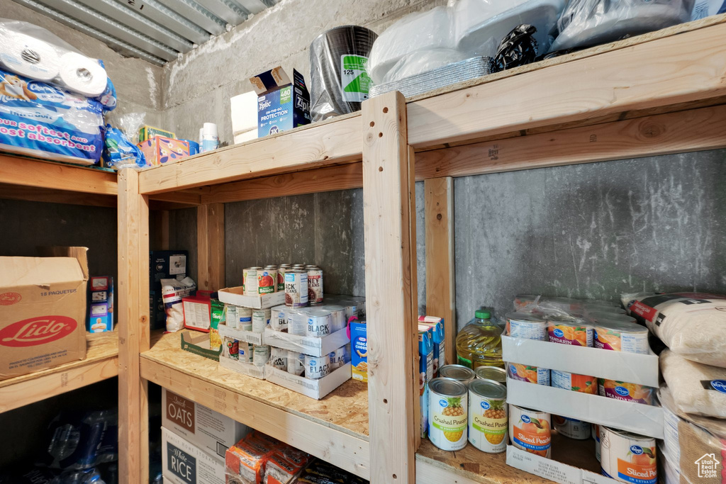 View of storage room