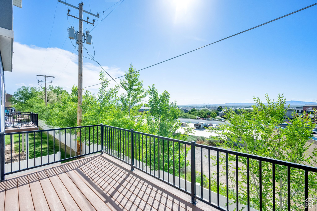View of deck