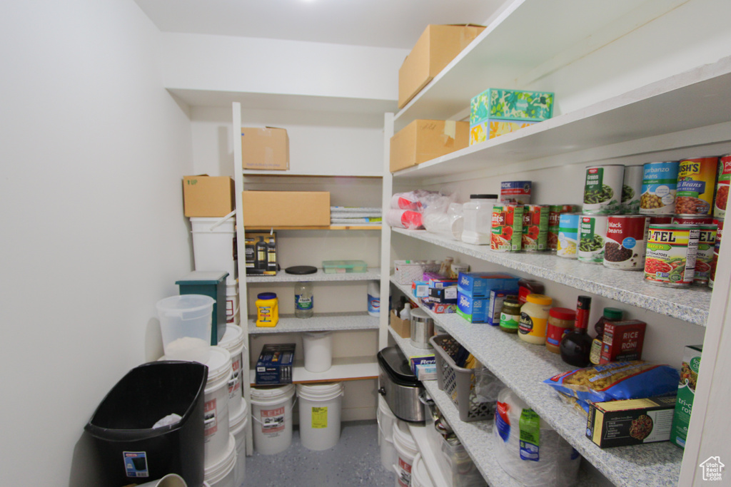 View of storage area