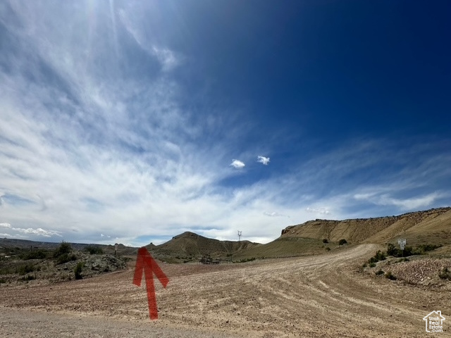 View of mountain background