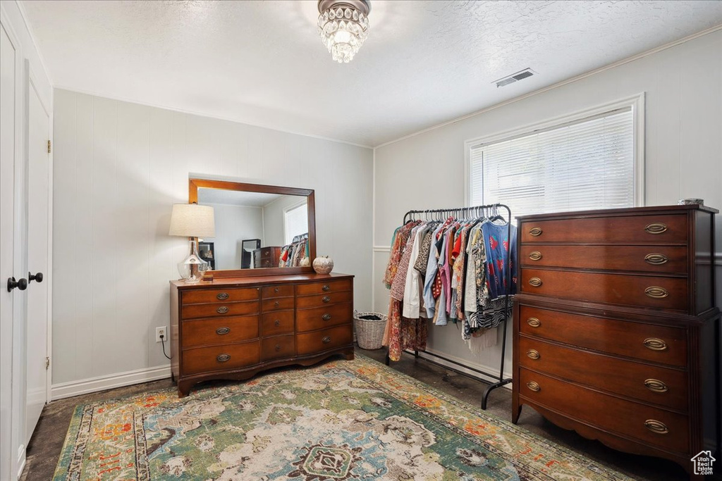 Bedroom featuring baseboards